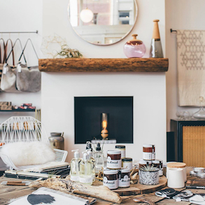 photo of mantel
